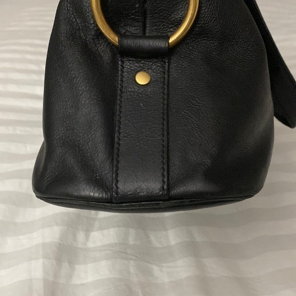 YSL Yves Saint Laurent Rive Gauche Muse Black Calfskin Leather Large Handbag - Picture 12 of 17